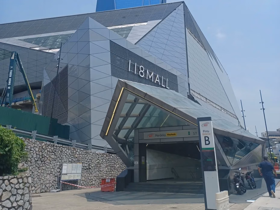 118 Mall entrance in the Merdeka 118 precinct